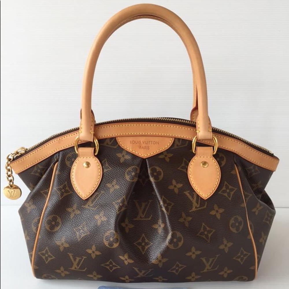 🍒NEW COWHIDE🍒Auth Louis Vuitton Tivoli PM Bag